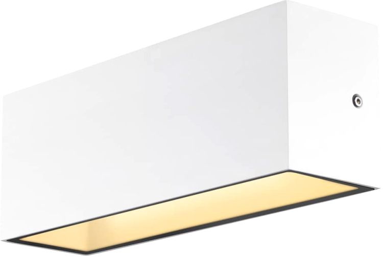 SLV SITRA L WL UP/DOWN, LED Outdoor Wandaufbauleuchte, weiss, CCT switch 3000/4000K -B-Stock-