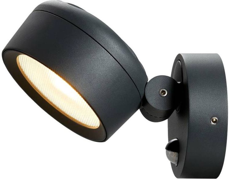 SLV ESKINA SPOT SENSOR, Outdoor Wand- und Deckenaufbauleuchte, anthrazit,