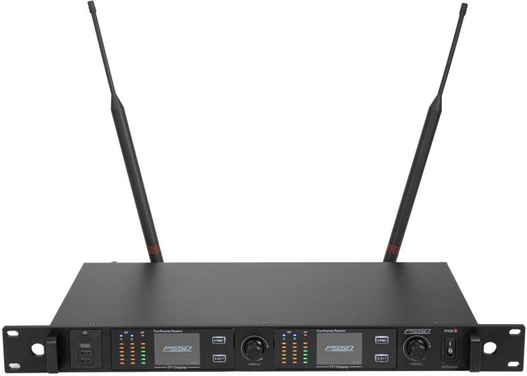 PSSO PXS TWO 2-Kanal True Diversity Empfänger 640-690 MHz