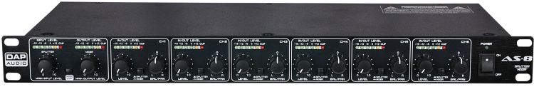 DAP-Audio AS-8 Audio splitter & mixer