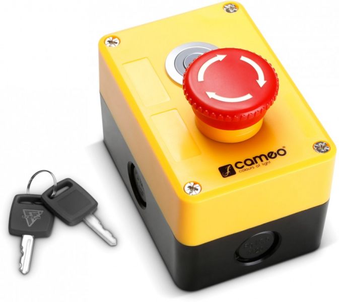 Cameo EKS XLR Not-Aus mit Schlüsselverriegelung