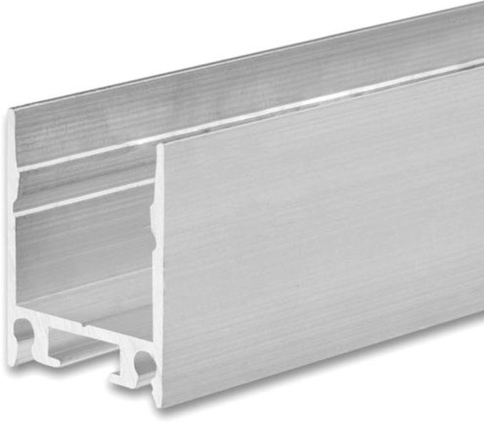 ISOLED LED Aufbauleuchtenprofil HIDE SINGLE Aluminium eloxiert, 200cm