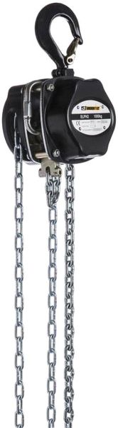 Riggatec Handkettenzug Schwarz - Traglast 0,25 t - Hubhöhe 6,0 m