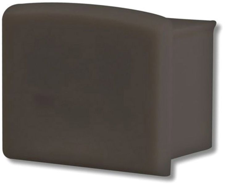 ISOLED Endkappe EC10B schwarz für Profil SURF12 BORDERLESS, 1 STK