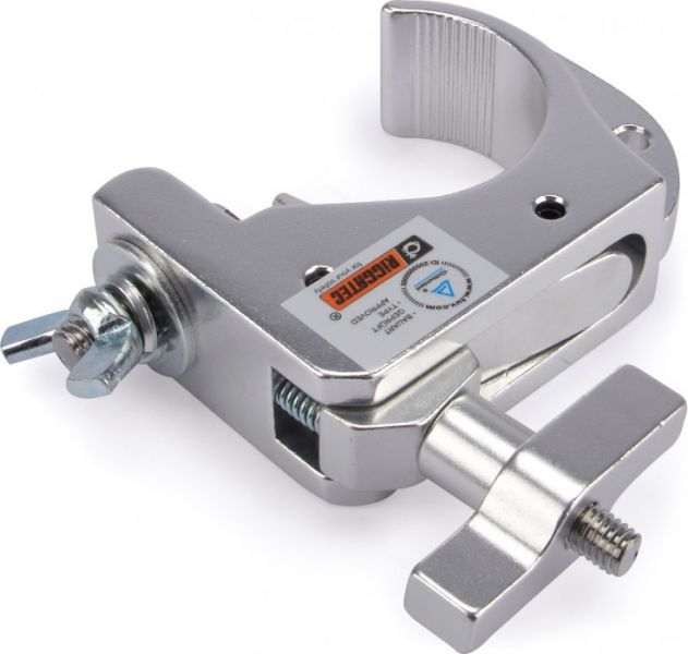 Riggatec Smart Hook Slim Clamp Silber bis 200 kg (48 - 51mm)