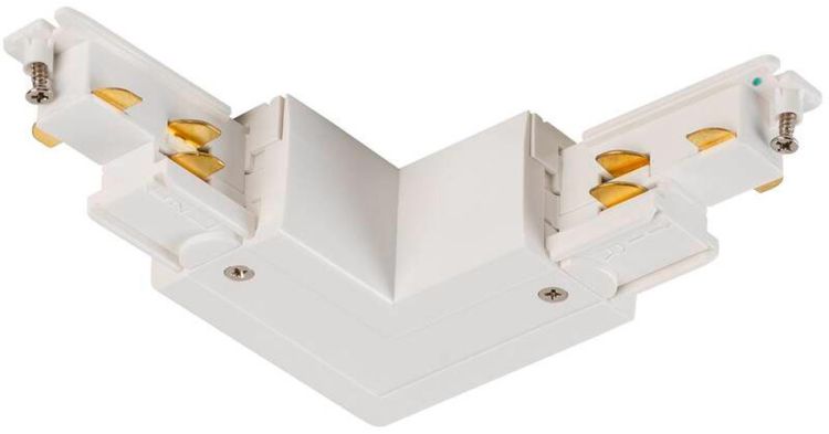 SLV S-TRACK DALI L-Verbinder, verstellbar, mit Einspeisemöglichkeit, weiß