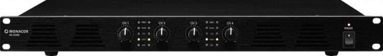 MONACOR PA-4120D 4-channel class D PA power amplifier