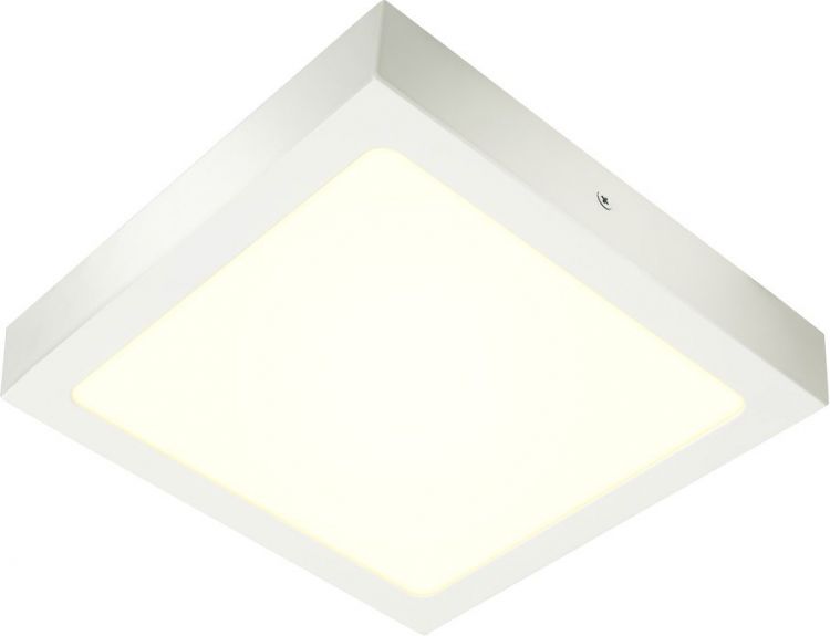 SLV SENSER 24, applique et plafonnier intérieur, carré, blanc, LED, 15W, 4000K