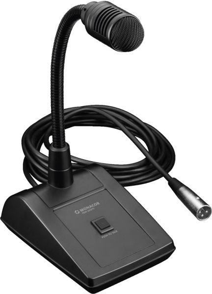 MONACOR PDM-302PTT ELA-PTT-Tischmikrofon