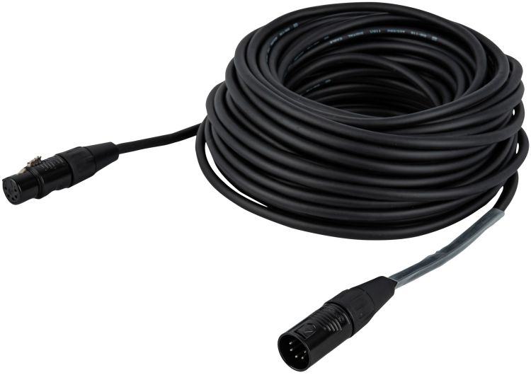 DAP-Audio FLR08 - DMX/AES-EBU XLR/M 5P auf XLR/F 5P 15 m - Versilbert