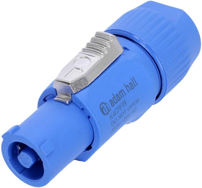 Adam Hall Connectors 4 STAR C PF IN - Netzsteckverbinder Power In, Blau