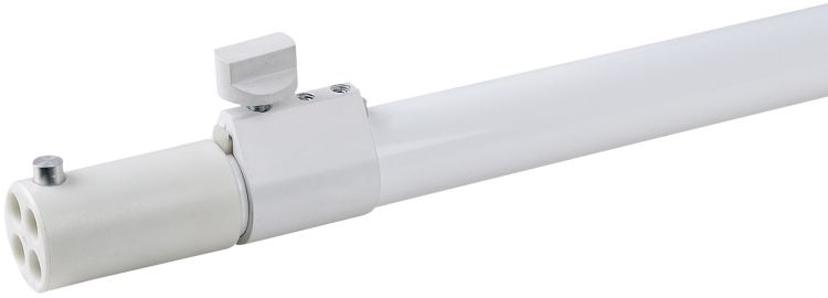 Telescopic upright 2-way 180(h)-->300(h)cm - white