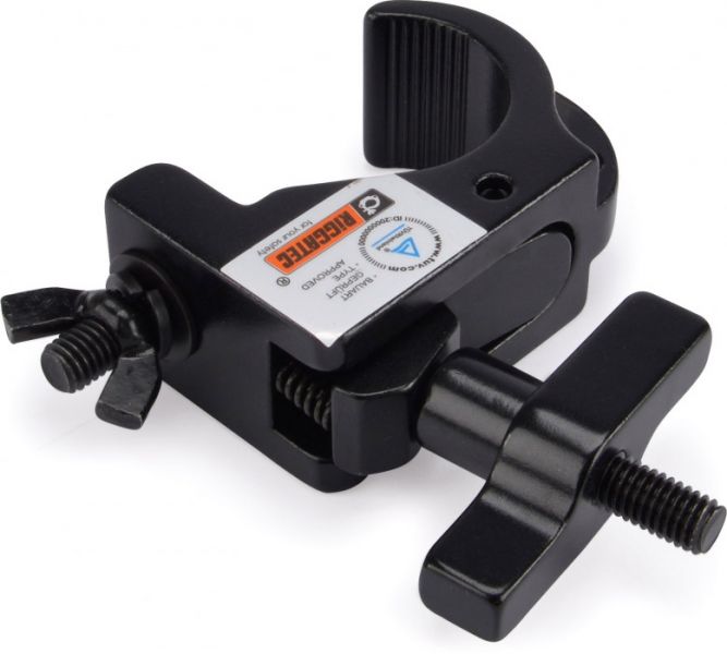 Riggatec Smart Hook Slim Clamp Schwarz bis 200 kg (48 - 51 mm)
