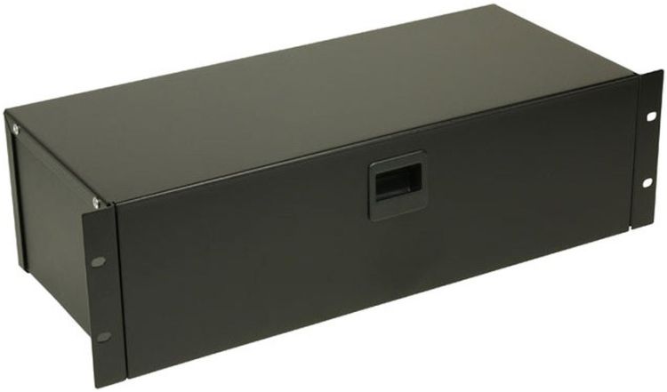 Adam Hall 19" Parts 87303 Rackbox mit Schnappverschluss 3 HE