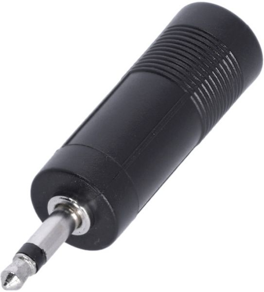Adam Hall Connectors 4 STAR A JF2 MM2 - Adapter 6,3mm Klinke Mono female auf 3,5mm Klinke Mono male