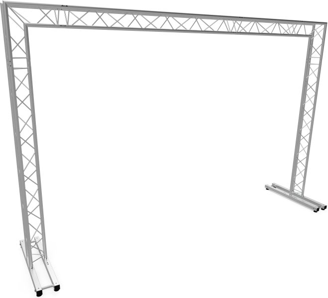 Naxpro-Truss FD23 Traversen Torbogen Spitze innen 4,00 x 2,57 m (BxH)