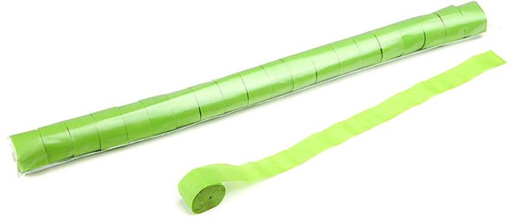 Magic FX Stadium Streamer 20m x 2,5cm - Hellgrün