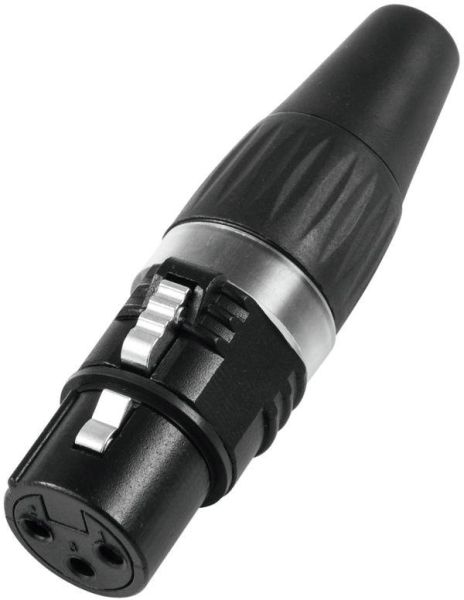 HICON XLR Buchse 3pol HI-X3CF-BLK