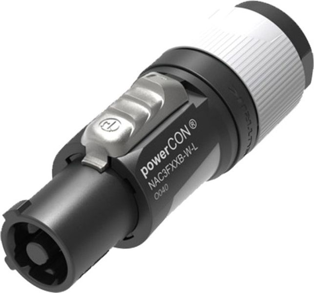 Neutrik NAC3FXXB-W-L - Neutrik powerCON® weiß PowerOut Large