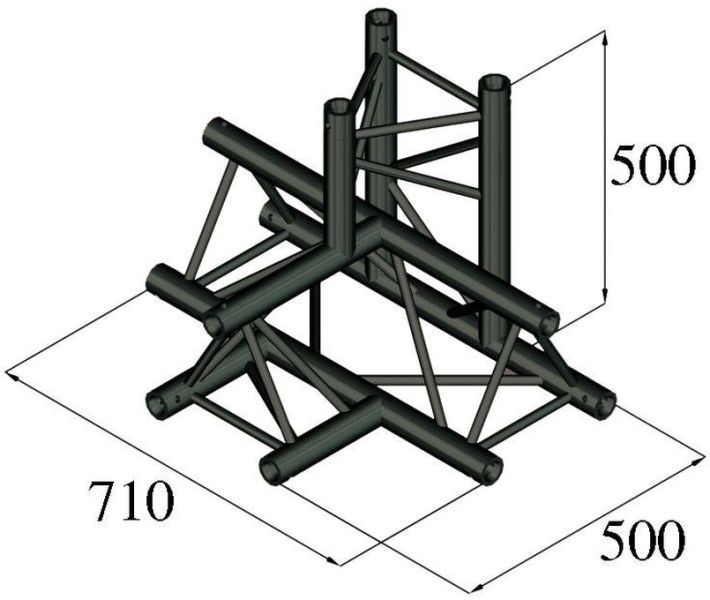 ALUTRUSS TRILOCK S-PAT-42 4-Weg-Stück /