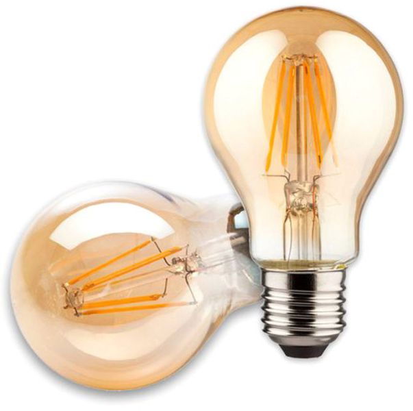 ISOLED E27 Vintage Line LED Birne 8W ultrawarmweiß, dimmbar