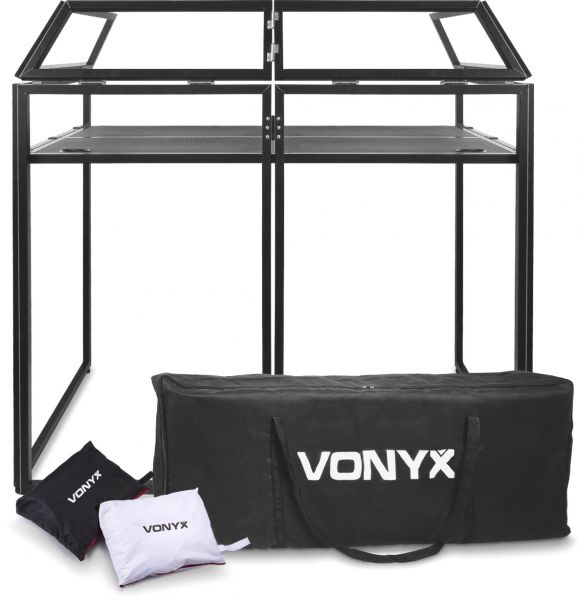 Vonyx DB3 Faltbares DJ-Booth System Pro Medium
