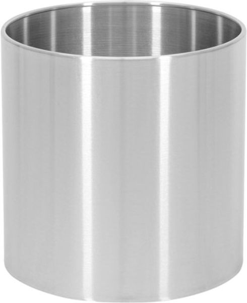 EUROPALMS STEELECHT-35 Nova, Edelstahlübertopf, Ø35cm