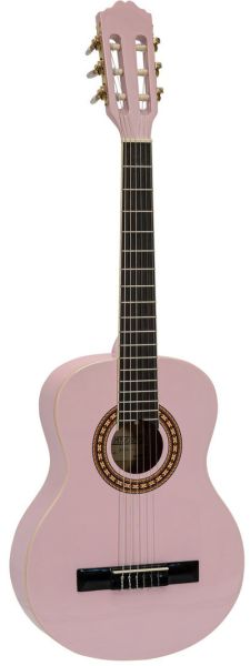 DIMAVERY AC-303 Klassikgitarre 3/4, rosa
