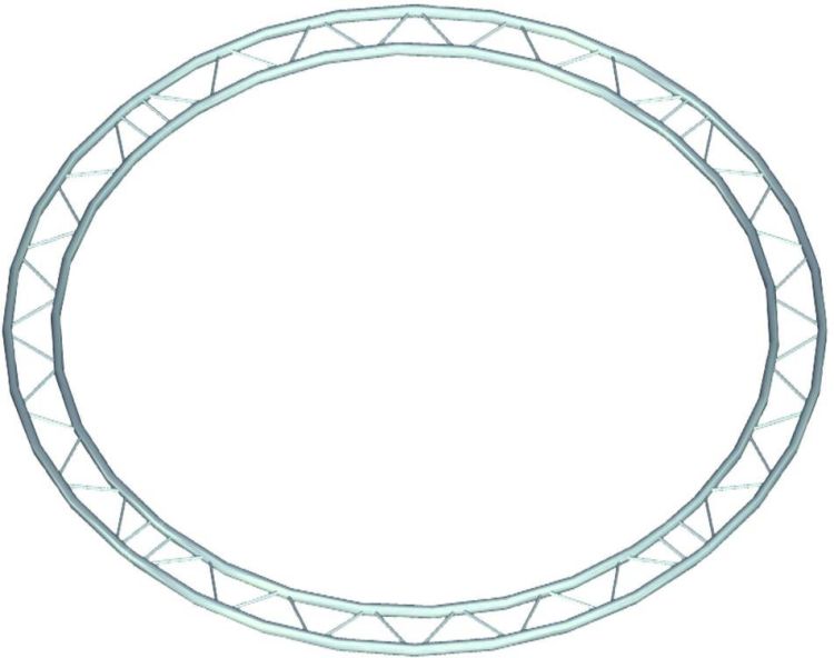 ALUTRUSS BILOCK Vollkreis d=2m (innen) horiz.4tlg.