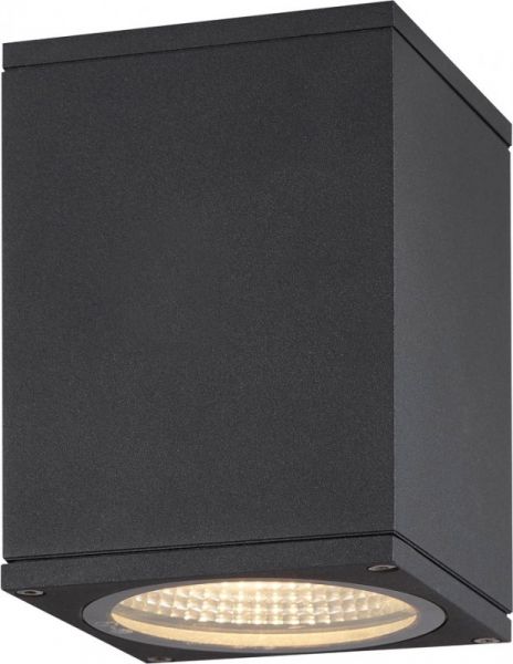 SLV ENOLA, plafonnier extérieur, carré, S, anthracite, LED, 9W, 3000K/4000K, IP65