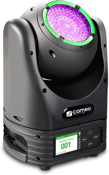 Cameo MOVO® BEAM Z 100 Beam Moving Head mit LED-Ring