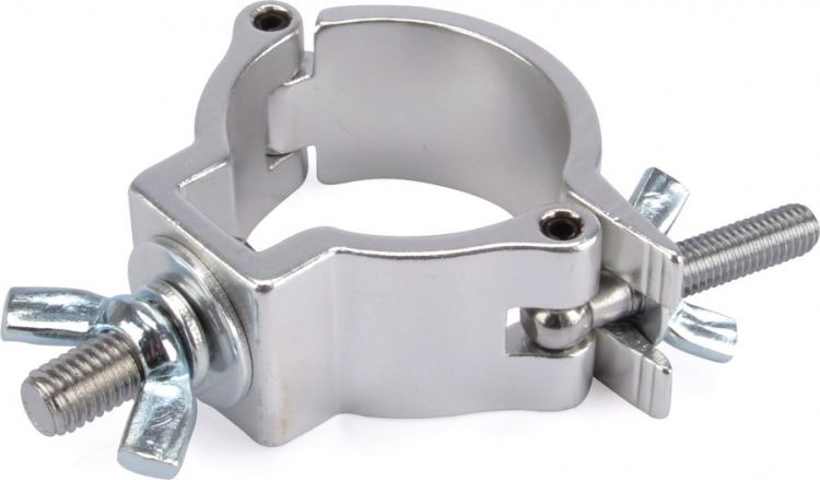 Riggatec Halbschelle - Halfcoupler klein silber bis 100 kg (48 - 51 mm)