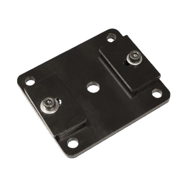 Eurotrack - Ceiling mount (loose part) Black (powder coated)