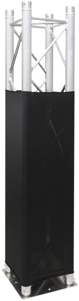 SHOWGEAR Traversenabdeckung Stretch 210 g/m² Schwarz - 300 cm