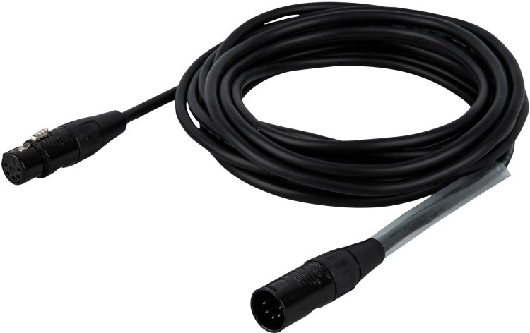 DAP-Audio FLR08 - DMX/AES-EBU XLR/M 5P auf XLR/F 5P 3 m - Versilbert