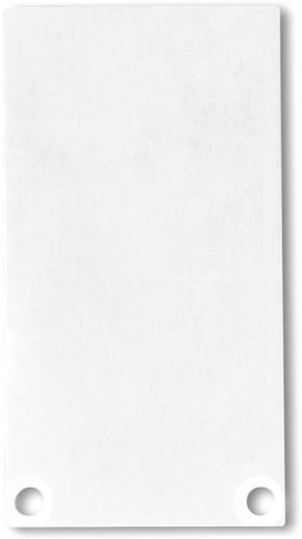 ISOLED Endkappe EC49 Alu weiß RAL 9010 für SURF/DIVE24 mit COVER12, 2 STK, inkl. Schrauben