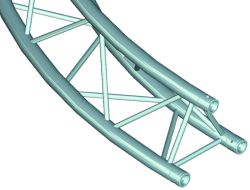 ALUTRUSS TRILOCK 6082 Circlepart 4m in.90° /\