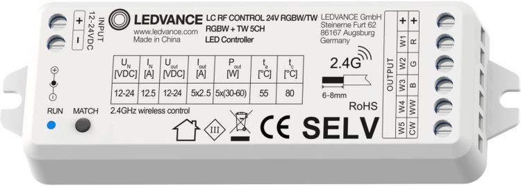 LEDVANCE LC RF CONTROL RGBW/TW CONTROL 24V RGBW/TW