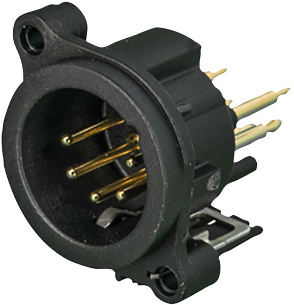 Neutrik 5 Pole male XLR Buchse - Horizontale Leiterplattenmontage