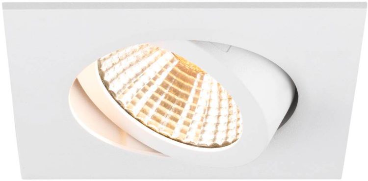 SLV NEW TRIA® 68, Deckeneinbauleuchte, 3000K, 38°, IP 20, quadratisch, weiß