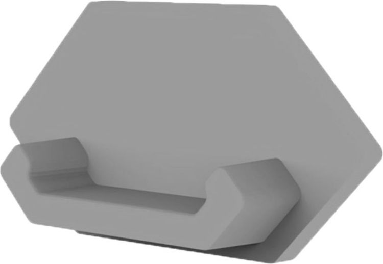 ISOLED Endkappe E205 für LED Fliesenprofil Ausseneck, mit Kabeldurchführung, 1STK