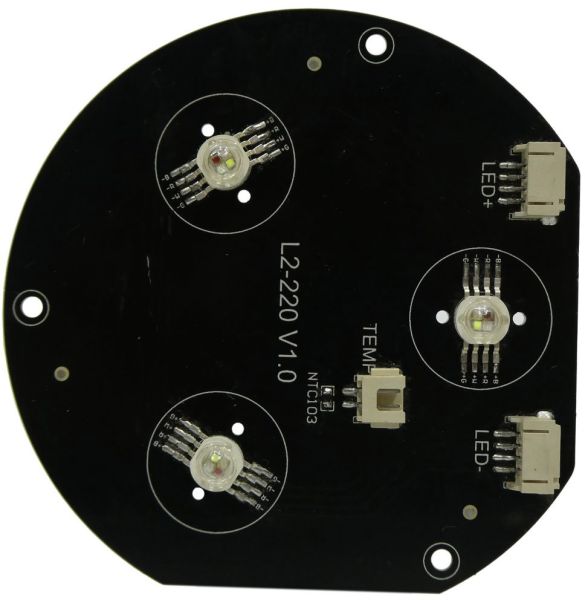 Ersatzteil Platine (LED) LED IP PAR 3X8W QCL SPOT (L2-220V1.0)