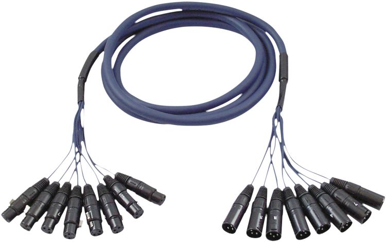 DAP FL60 - 8 XLR/M 3 p. > 8 XLR/F 3 p. 3 m