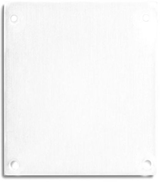 ISOLED Endkappe E69 Alu weiß für LAMP30, 2 STK, inkl. Schrauben