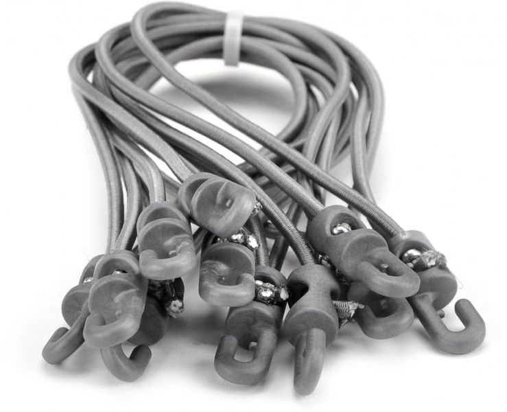 Riggatec Spannfix 4mm silbergrau 20cm 10 Stk.