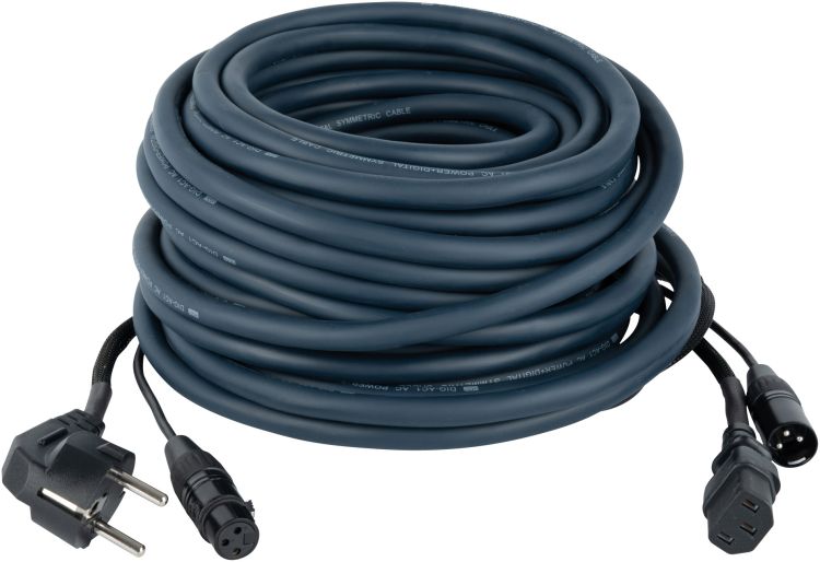 DAP FP08 Schuko-IEC 10 m AUDIO Strom/Signal Kabel