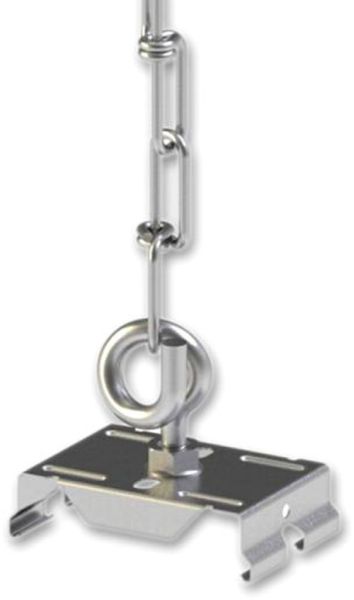 ISOLED FastFix LED Linearsystem Stahlkette 2m inkl. Haken und Montageclip