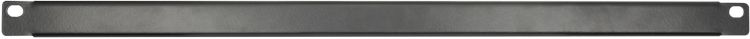 Showgear 19 Inch Blind Panel Black 2 mm starke Metallplatte - schwarz