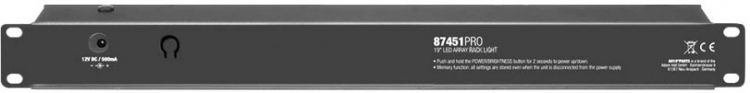 Adam Hall 19" Parts 87451 PRO 19" LED Array Rack Light 1 HE weiß