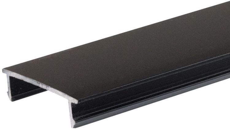ISOLED Schutzcover schwarz für Track48 Trockenbau-, Einbau- u. Aufbauschiene (H50), 200cm